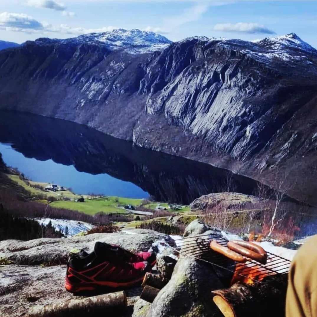 Hytte Ved Preikestolen Forsand Kültér fotó