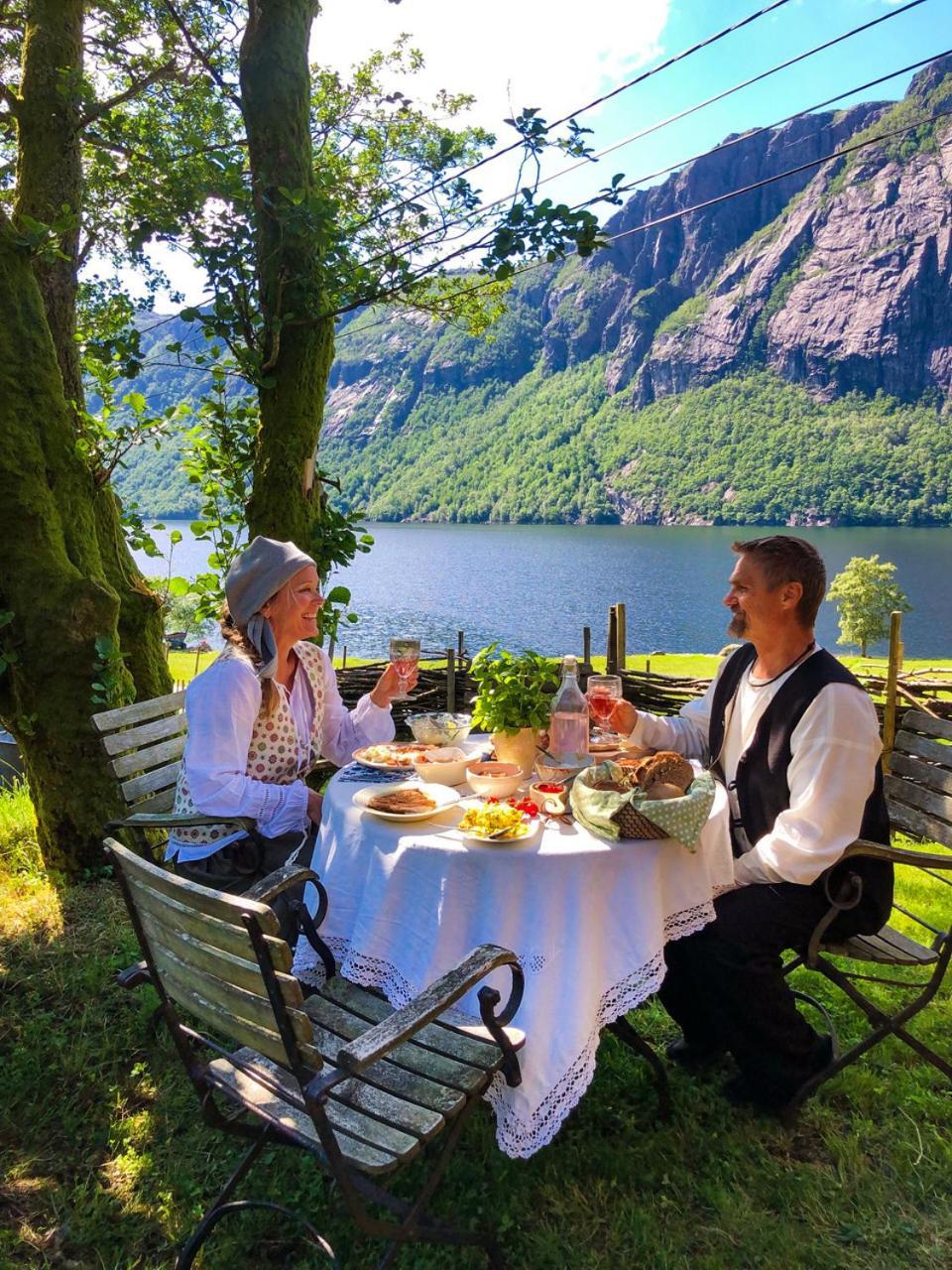 Hytte Ved Preikestolen Forsand Kültér fotó
